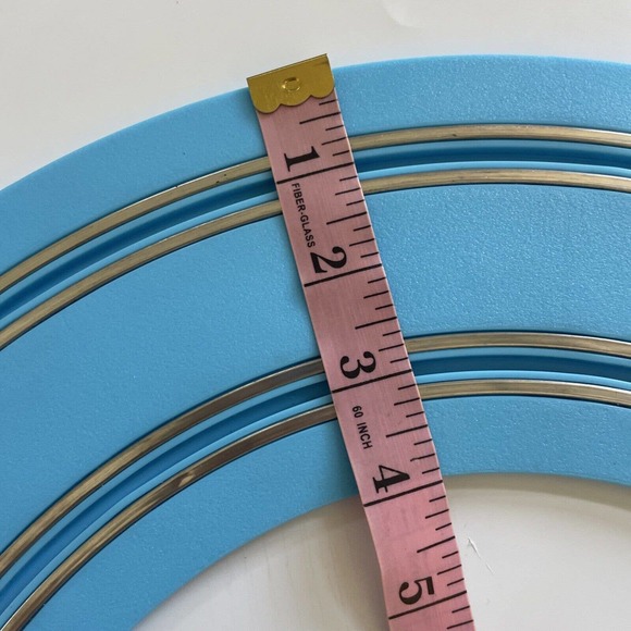 CARRERA TRACK Slot‎ Car Mario Brothers Blue Curves Straight UNTESTED Replacement - Picture 4 of 11